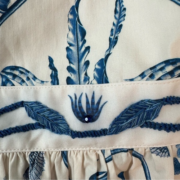 AGUA BY AGUA BENDITA Lima Mini Floral Dress SZ L - Picture 5 of 15